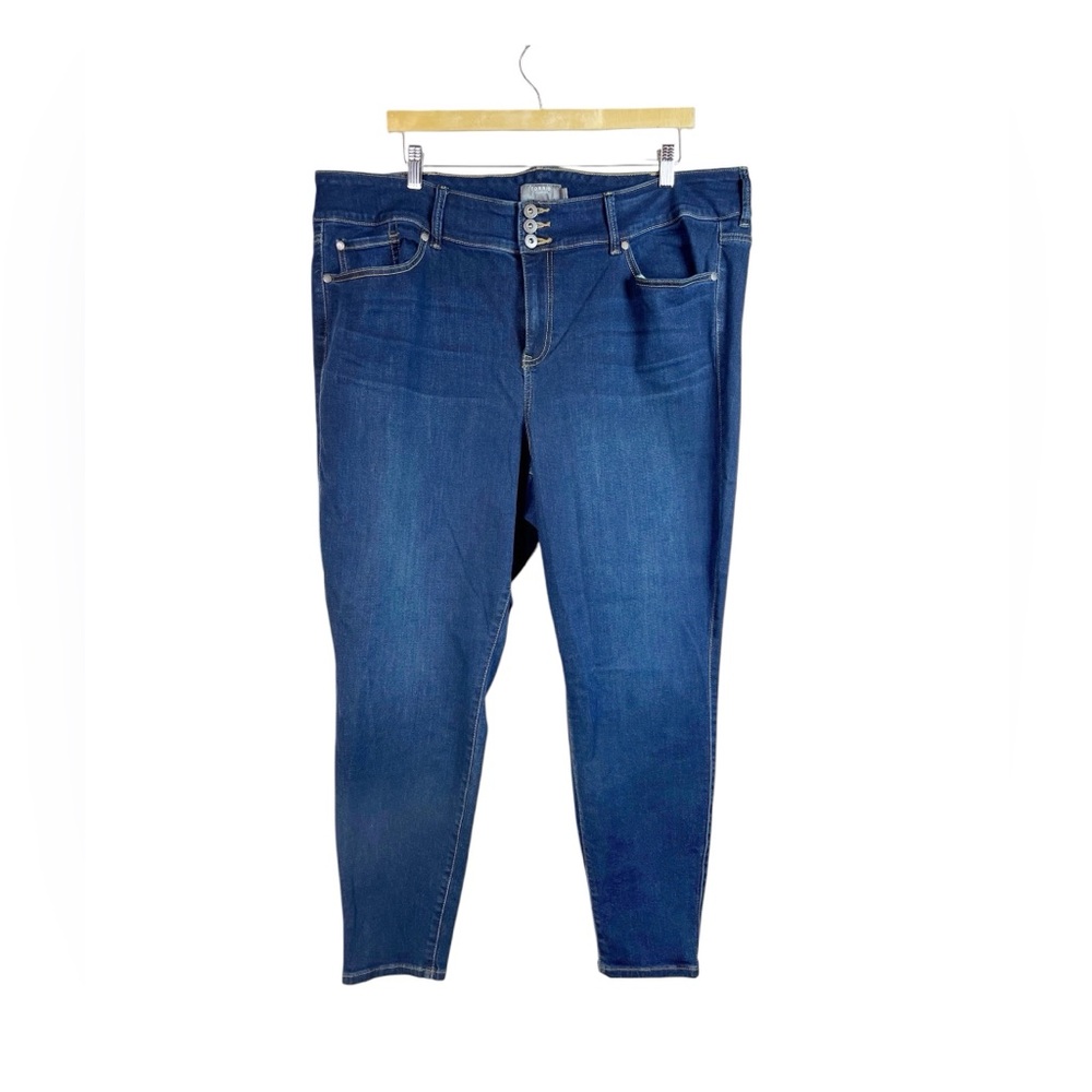 Torrid Women’s Blue Denim Jeans Skinny Jegging Size 24R NWT High Rise Plus Size